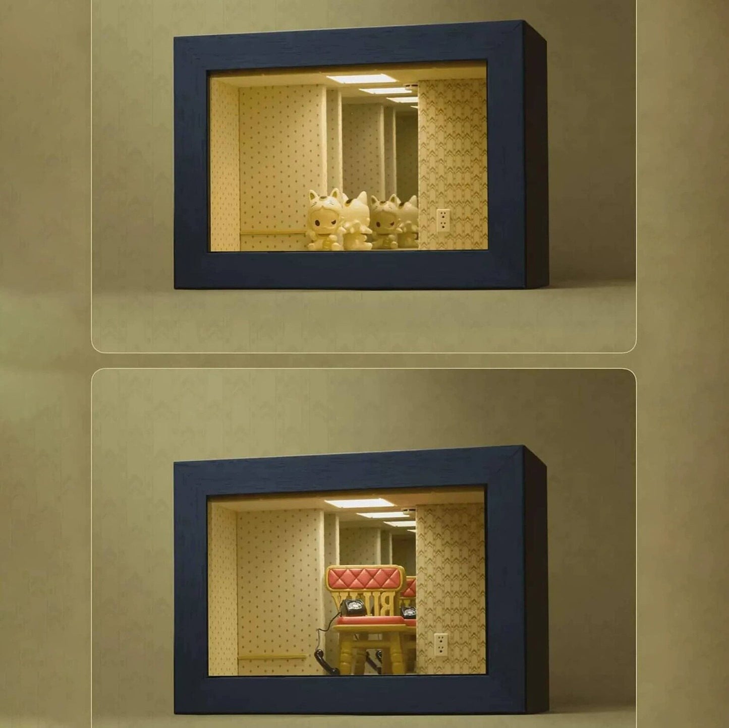 Abyss Mirror Photo Frame LED Display