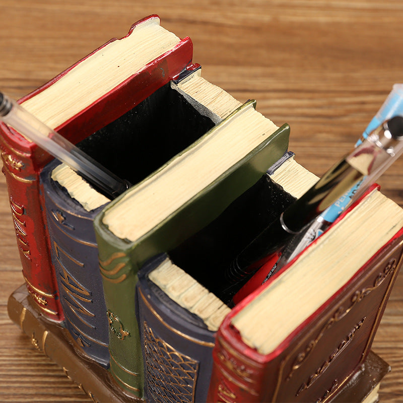 Vintage Resin Desktop Organizer