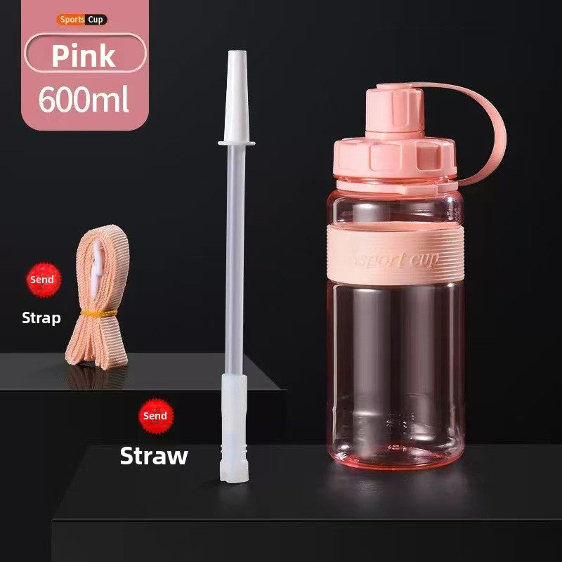 Large Capacity Plastic Straw Cup with Tea Infuser Cute , Bottle ,, New Good-looking Large Capacity With Handle Straw Cup