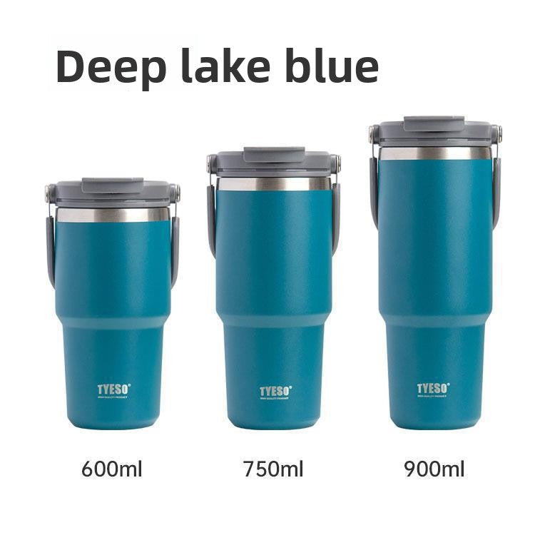 Large-Capacity Portable Stainless Steel Car Thermos Cup