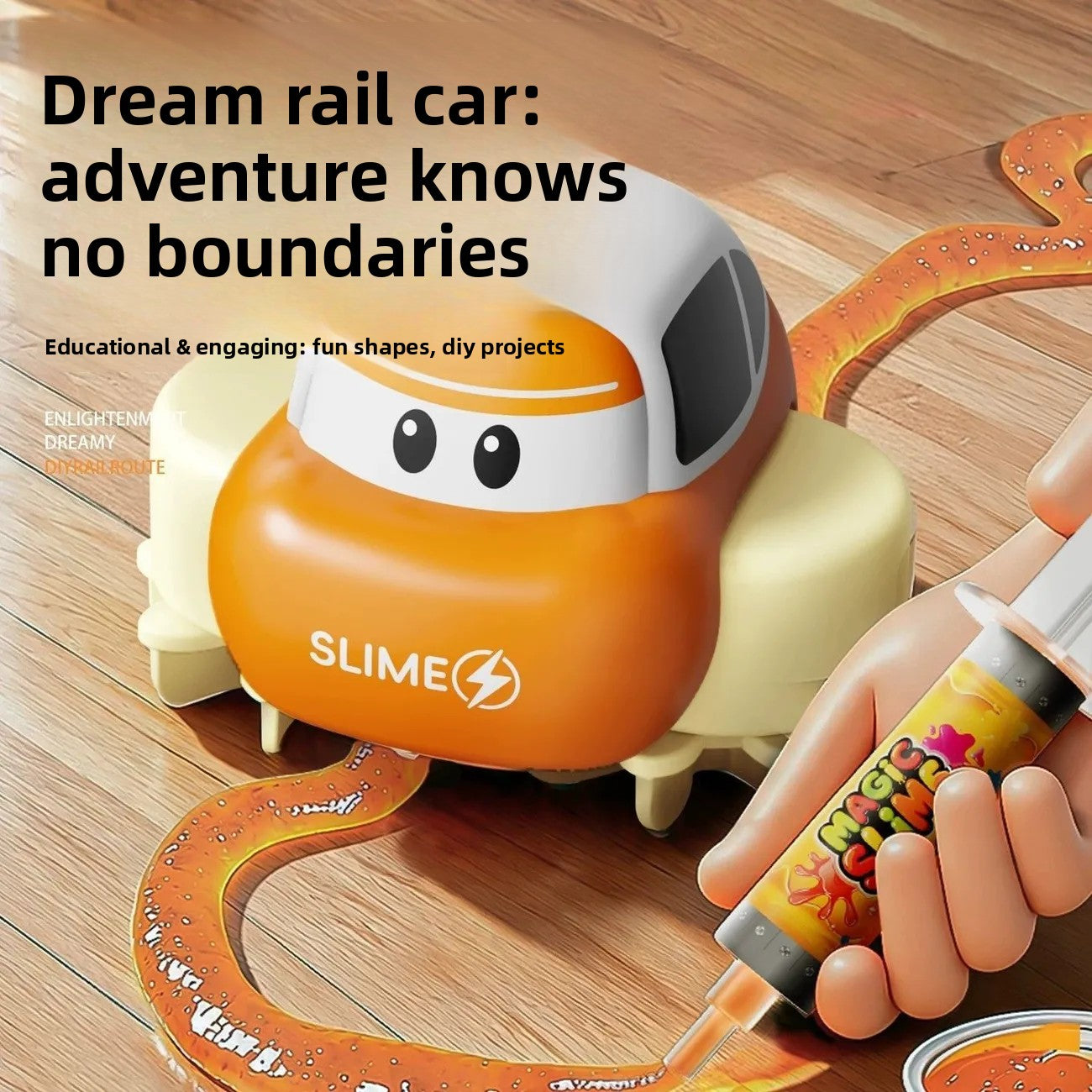 Dream Track Vehicle Slime DIY Route