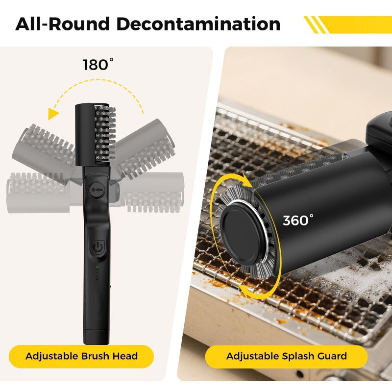 Electric Grill Cleaning Brush with Stainless Steel Head