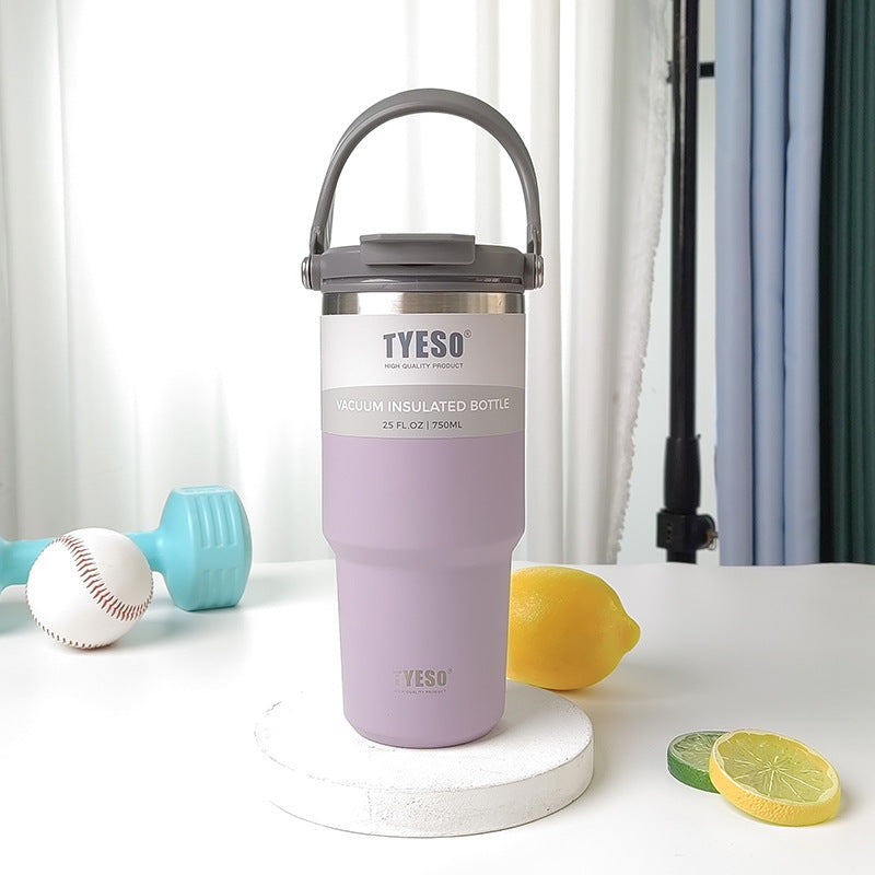 Large-Capacity Portable Stainless Steel Car Thermos Cup